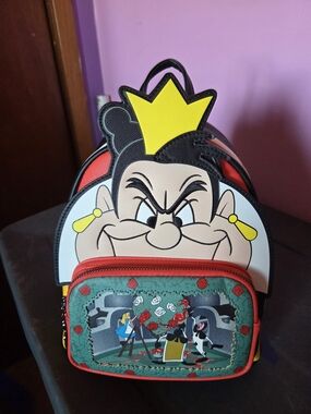 Loungefly Evil Queen Of Hearts Character Mini Backpack